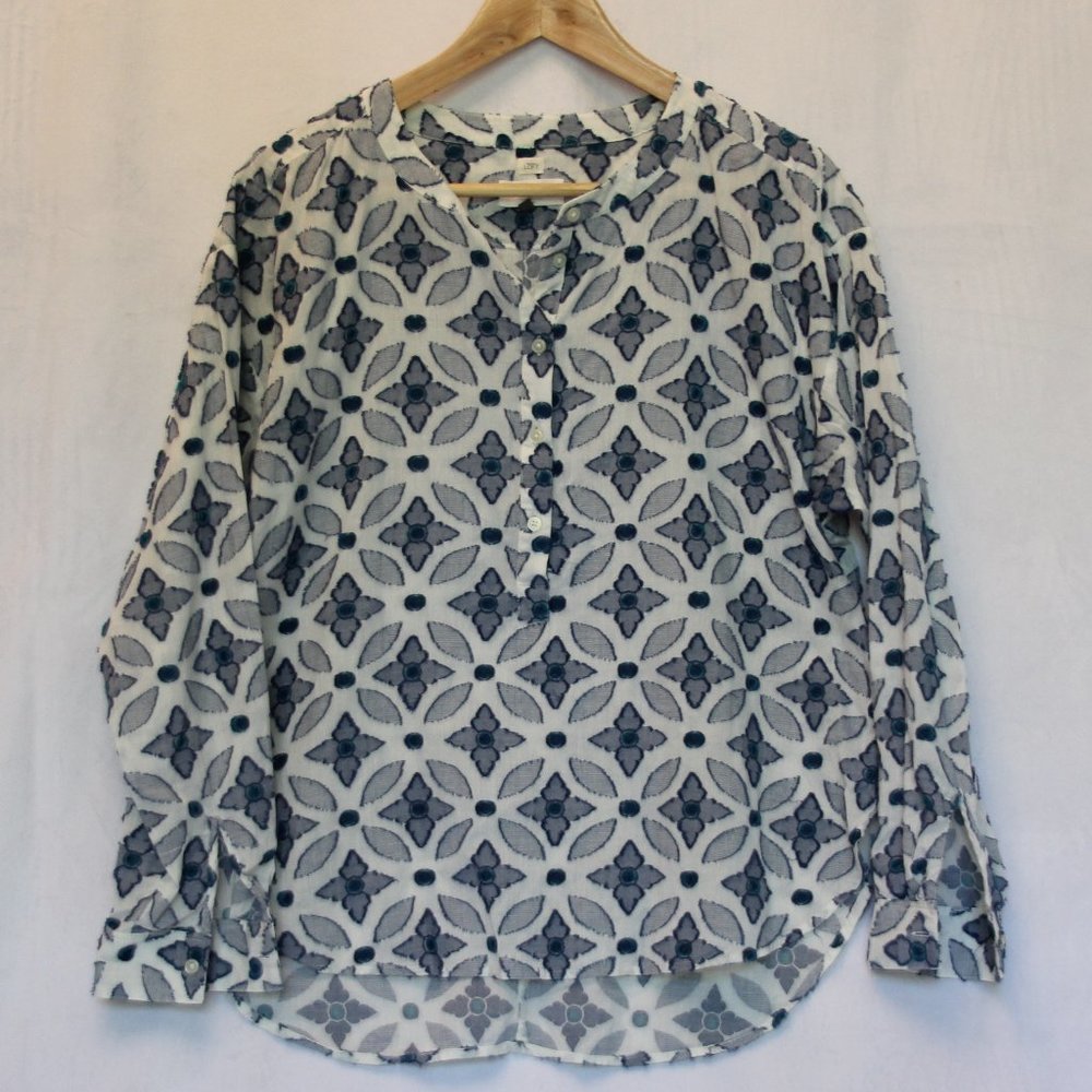 Loft the Softened Shirt Floral Print Button Down